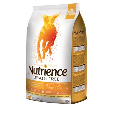 Nutrience Sans grain Chien Dinde, Poulet Et Hareng 10Kg