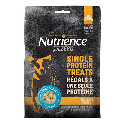 Nutrience SubZero Sans grains à une seule protéine pour chiens, Poulet, 70 g (2,5 oz)