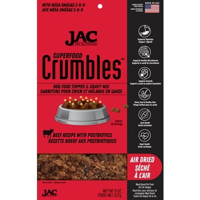 Jac Chien Crumbles De Bouef 8 Oz