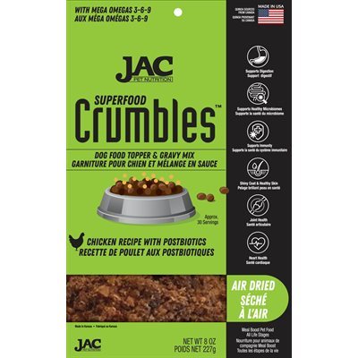 Jac Chien Crumbles De Poulet 8 Oz