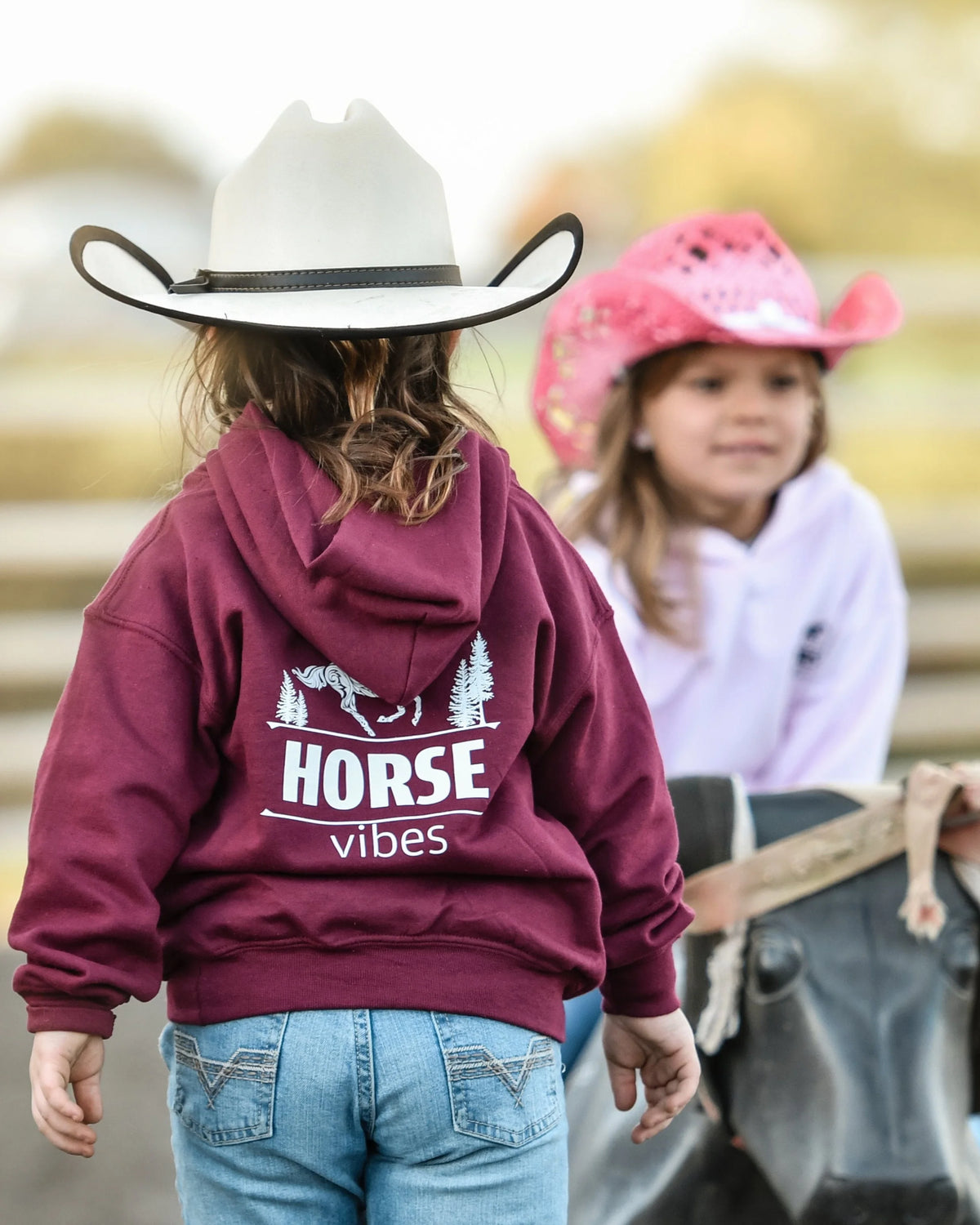 Horse Vibes  Hoodie Original pour enfants
