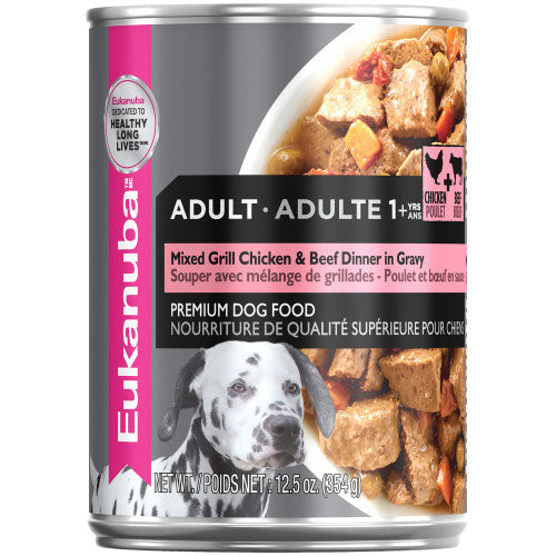 Pâté poulet et boeuf pour chien adulte – 355 g