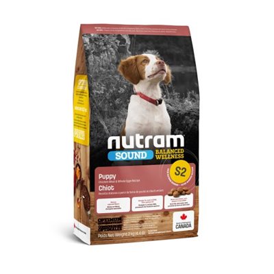 Nutram Sound (S2) Chiot Poulet Et Oeufs Entiers 25Lbs