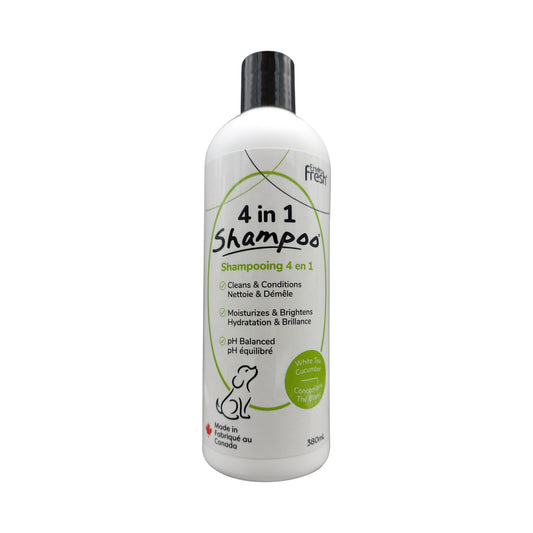 Envirofresh Shampoing Pour Chien, 4 En 1 - Thé Blanc & Concombre 380ml