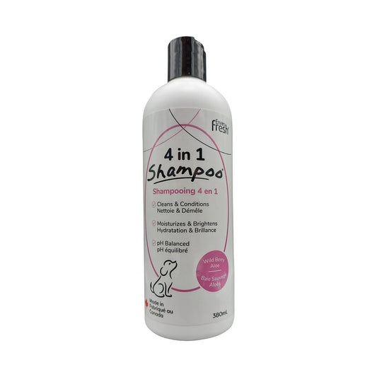 Envirofresh Shampoing Pour Chien, 4 En 1 - Baies Sauvages & Aloès 380ml