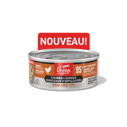 Orijen - Morceaux et effilochés - Repas originale 5.5oz