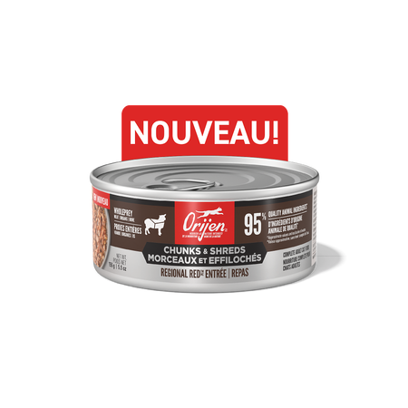 Orijen - Morceaux et effilochés - Repas Regional Red 5.5oz