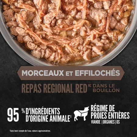 Orijen - Morceaux et effilochés - Repas Regional Red 5.5oz