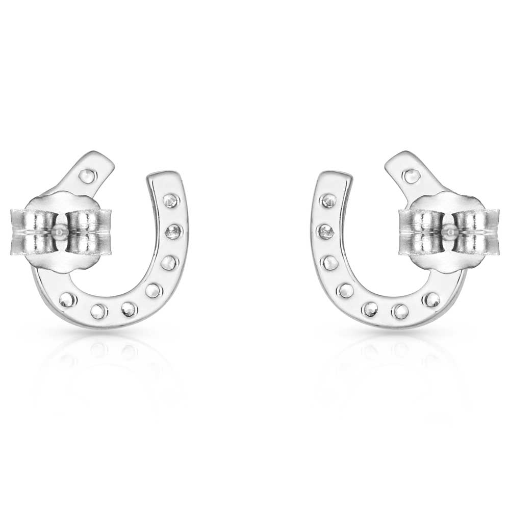 Montana Silversmiths Boucles d’oreilles en fer à cheval Lightfoot