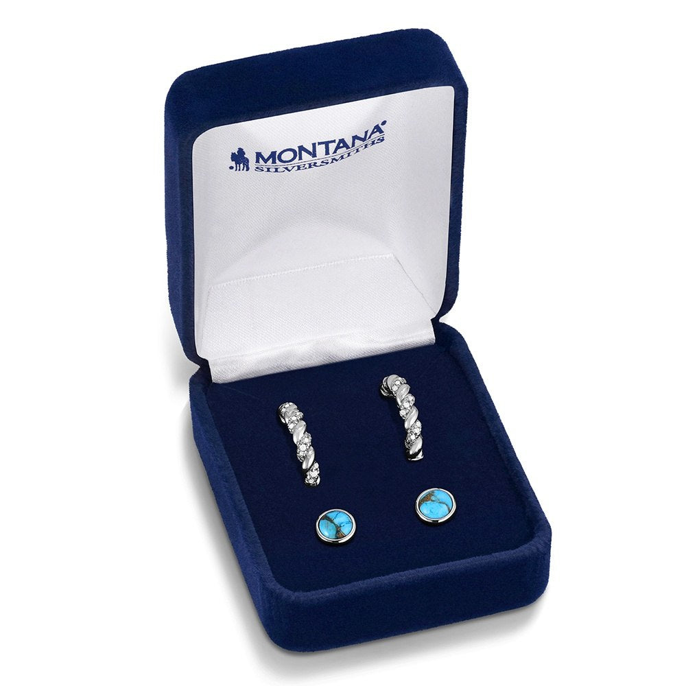 Montana Silversmiths Ensemble de boucles d’oreilles Dawn and Dusk