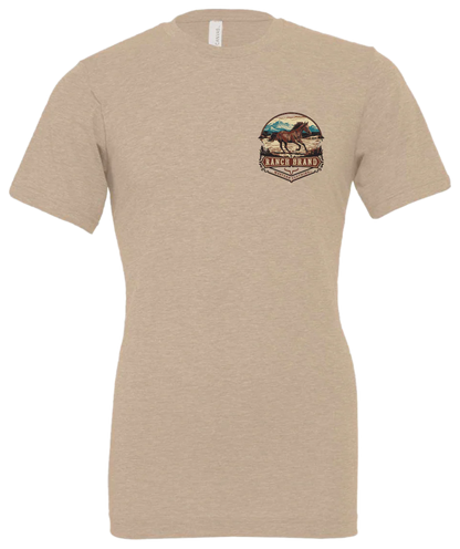 Ranch Brand T-Shirt Homme Horse 2 Tan