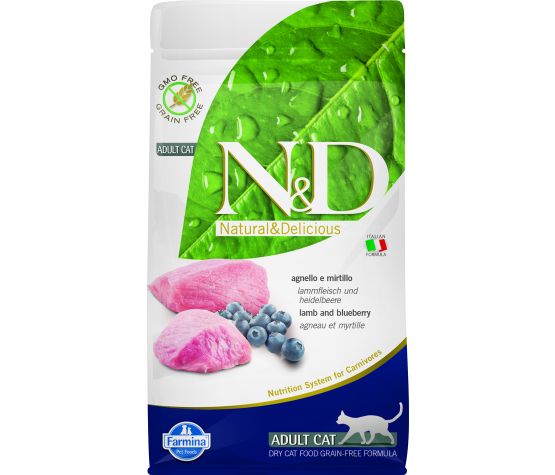 Farmina N&d Prime Sans Grains Chat Agneau & Bleuet 11 Lb