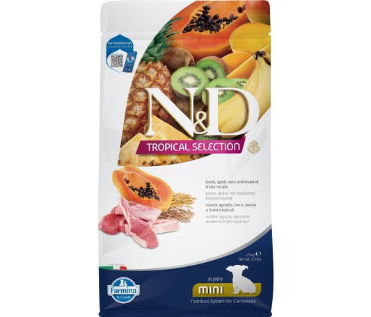 Farmina N&d Tropical Selection Chiot Agneau Mini 3.3 Lb