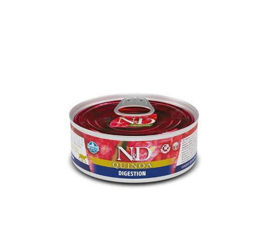 Farmina N&D Quinoa Sg Chat Conserves Digeston Agneau 2.8Oz