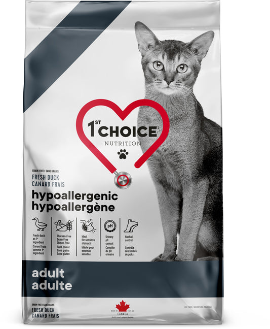 1St Choice Chat Hypoallergene Canard 4.54Kg