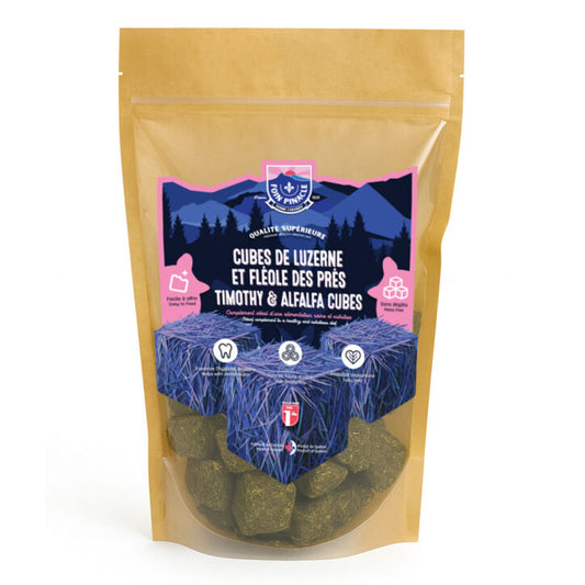 Cubes foin de fléole/luzerne comprimés 1 lb