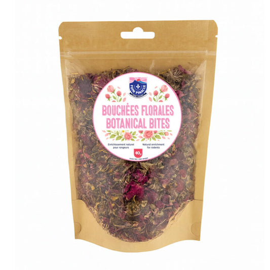 Bouchées florales pour petits animaux