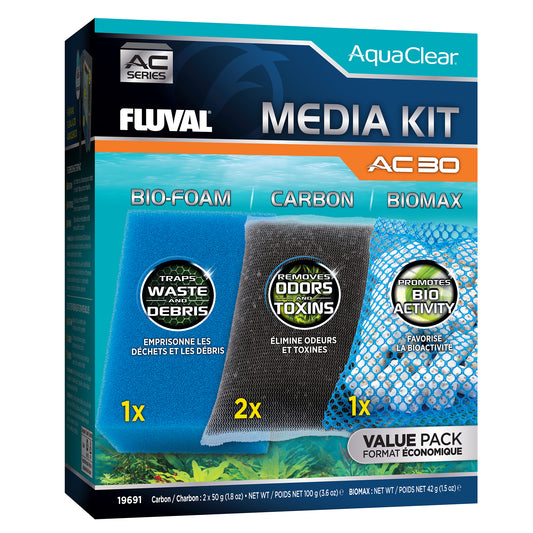 Ensemble de masses filtrantes AquaClear 30 Fluval