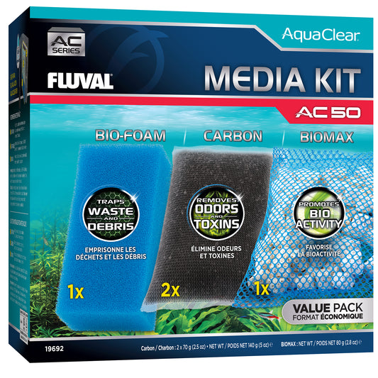 Ensemble de masses filtrantes AquaClear 50 Fluval