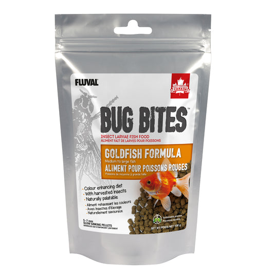 Granules Bug Bites Nutrafin Pour Poissons Rouges 100G