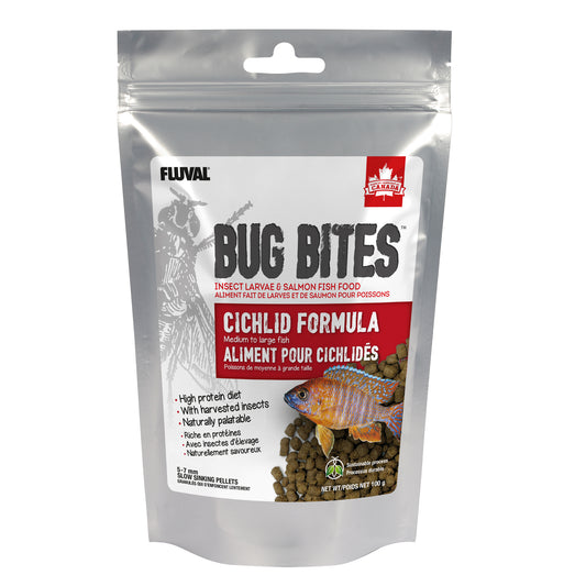 Granulés Bug Bites Nutrafin Pour Cichlidés 100G