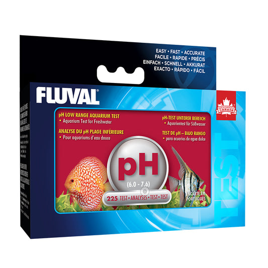 Fluval Trousse d'analyse du pH plage inférieure (6,0-7,6)