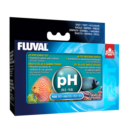 Fluval Trousse d'analyse du pH large plage (4,5-9,0)