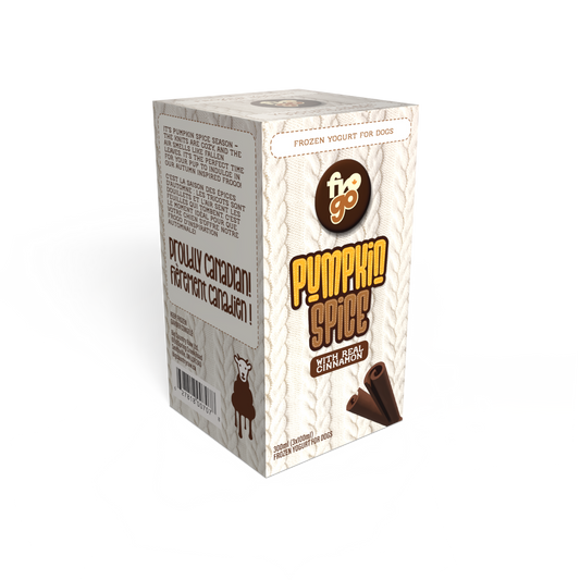 Yogourts glacés au lait de chèvre congelé à la citrouille et aux épices - 300 ml