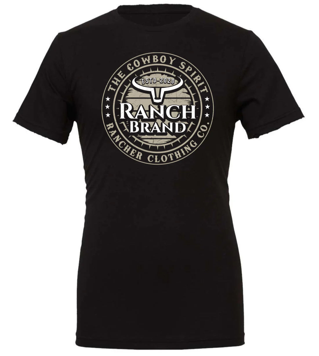 Ranch Brand T-Shirt Homme Circle 2 Noir