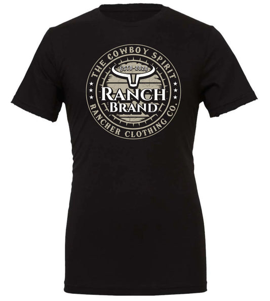 Ranch Brand T-Shirt Homme Circle 2 Noir