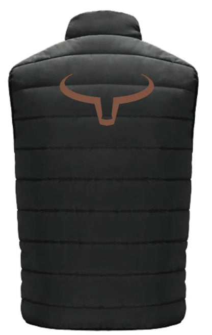 Ranch Brand Veste Sans Manche Légère pour Homme Noir & Cuivre