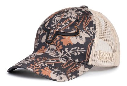 Ranch Brand Casquette Ponytail Femme, Mesh avec Logo