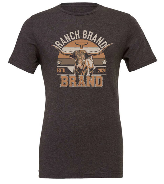 Ranch Brand T-Shirt Homme Steer 5 Gris Foncé