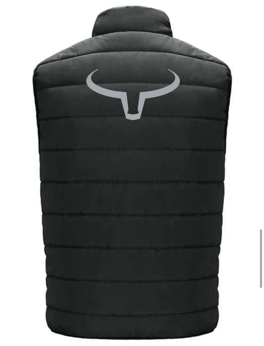 Ranch Brand Veste Sans Manche Légère pour Homme Noir & Silver