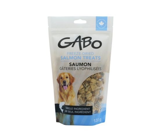 Gabo, Gâteries Lyophilisées Pour Chien - Saumon, Sac De 120g
