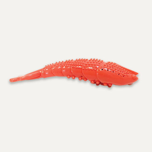 Jouet dentaire en silicone pour chat - Crevette