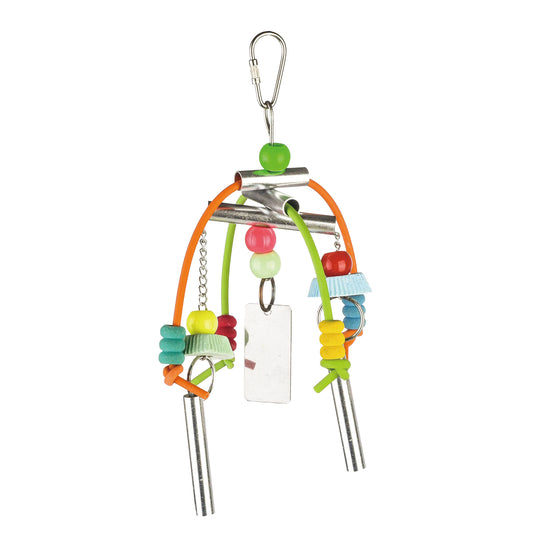Jouet d’enrichissement SMART.PLAY HARI pour perroquets, saule printanier