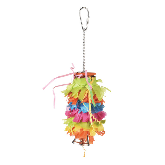 Jouet d’enrichissement SMART.PLAY HARI pour perroquets, Piñata en guirlande