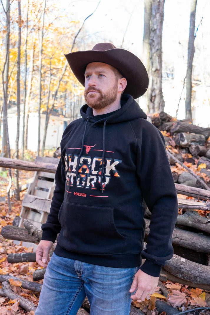 Shack Story Hoodie Aztèque noir