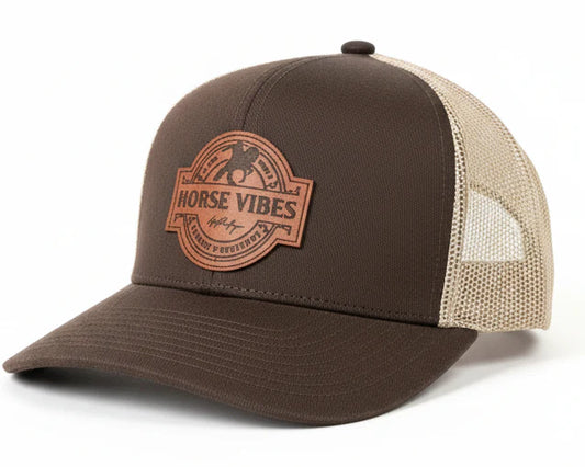 Horse Vibes  Casquette Authentique brune