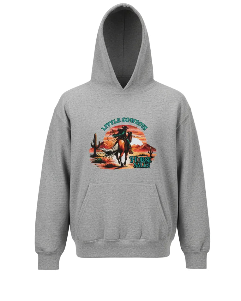 Horse Vibes  Hoodie Little Cowgirl Pour Fillette