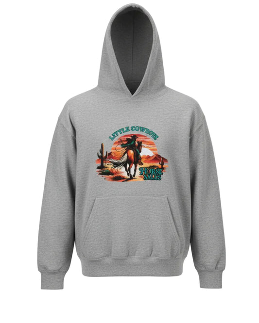 Horse Vibes  Hoodie Little Cowgirl Pour Fillette