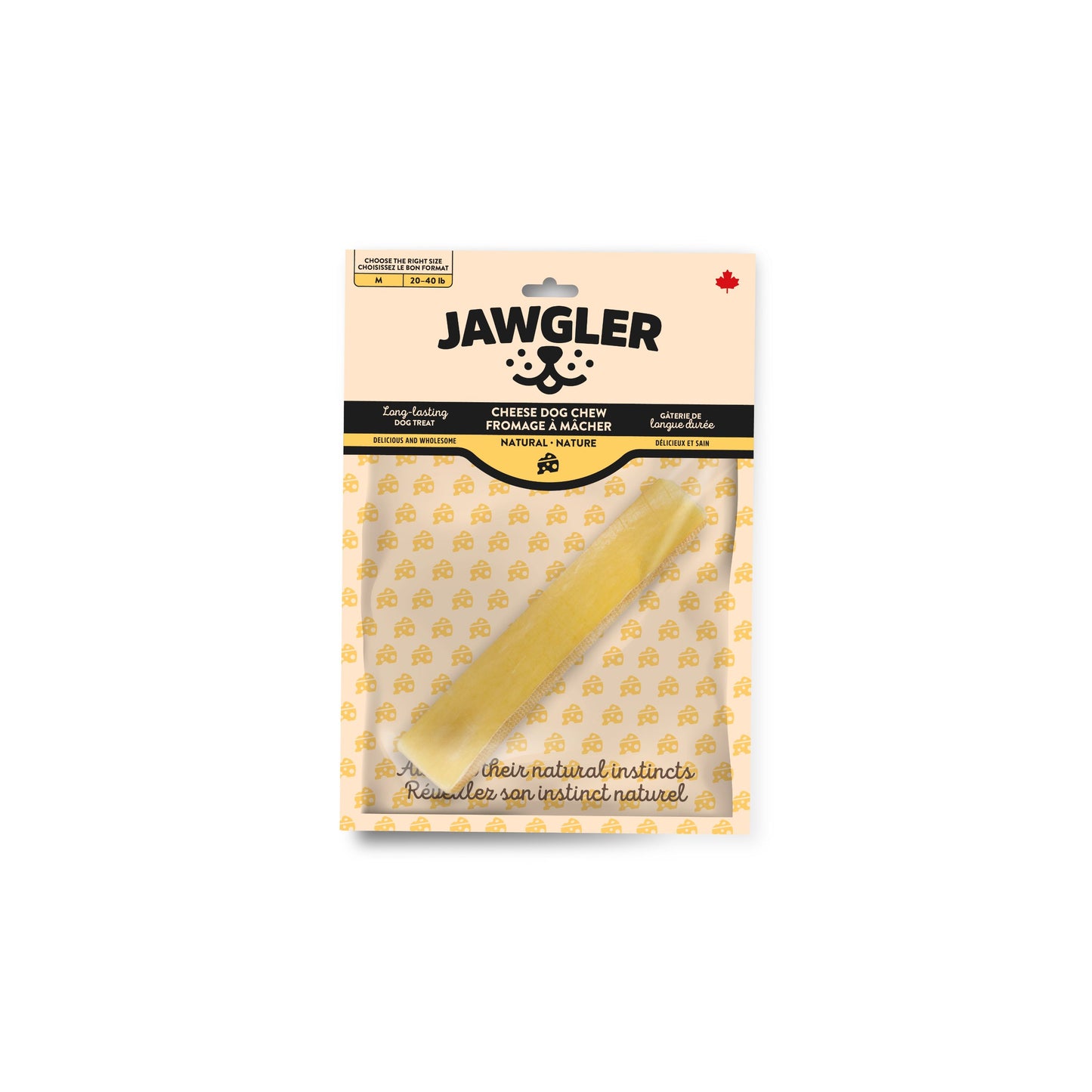 Jawgler Gâterie de fromage à mâcher