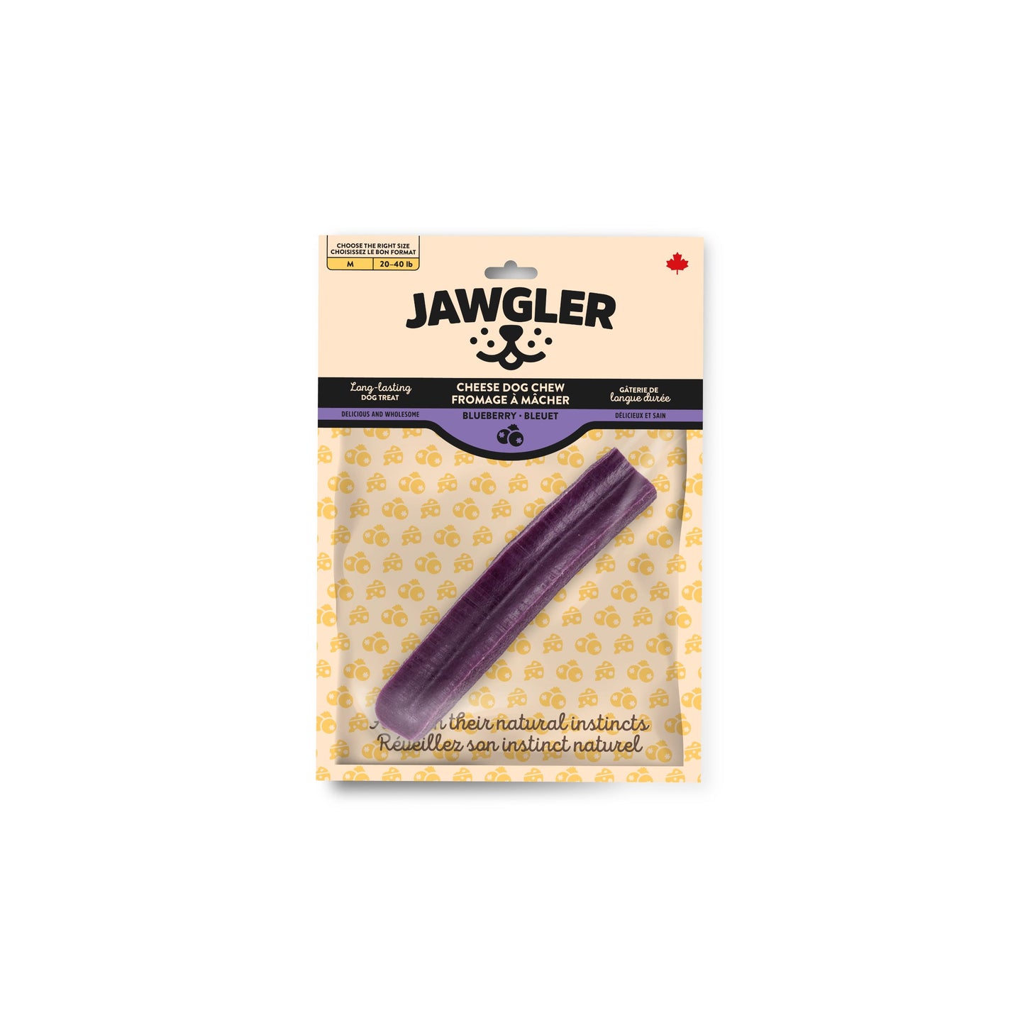 Jawgler Gâterie de fromage à mâcher