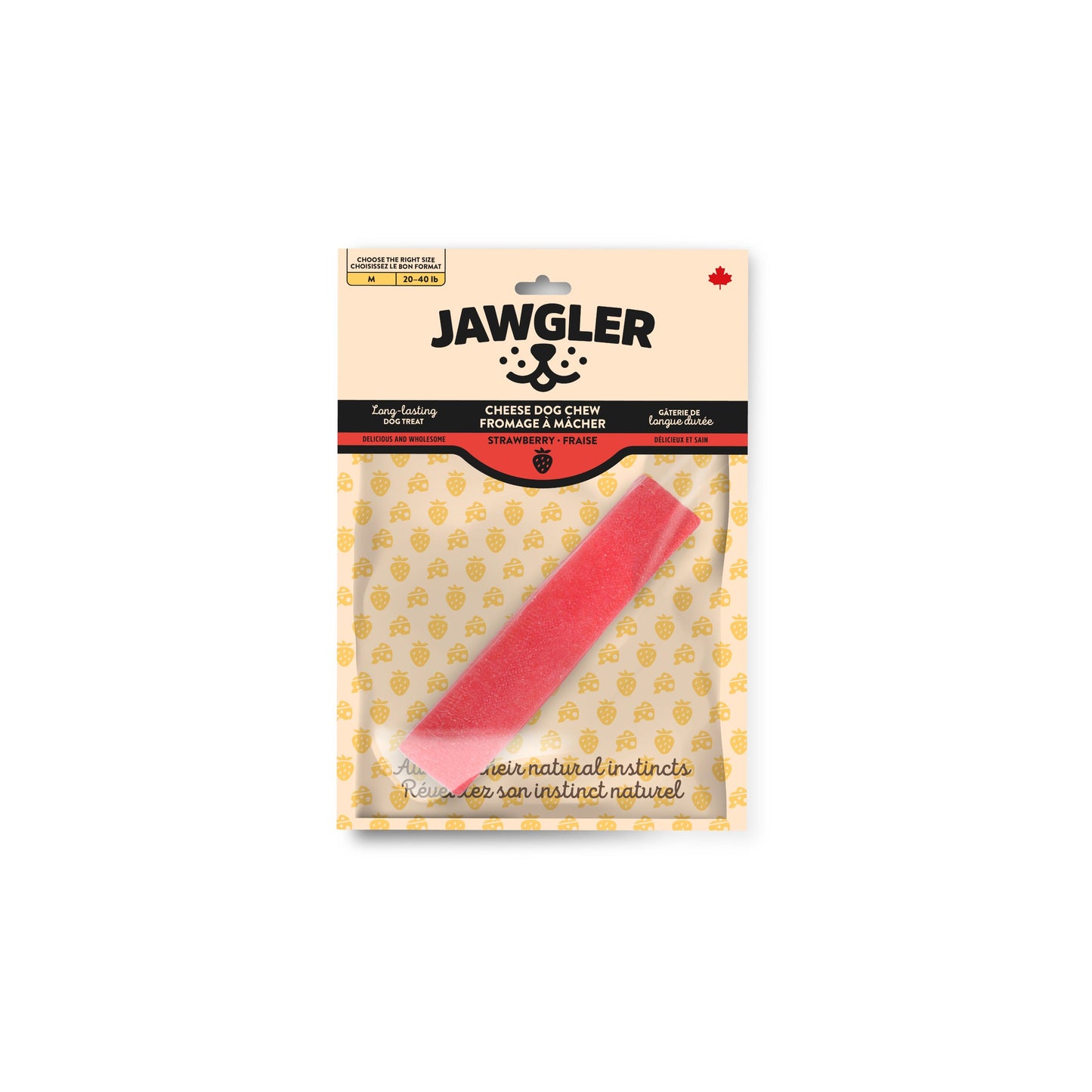 Jawgler Gâterie de fromage à mâcher