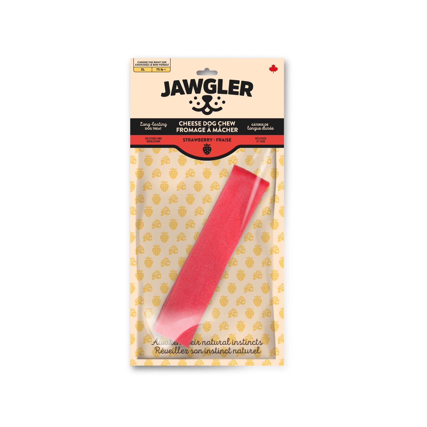 Jawgler Gâterie de fromage à mâcher
