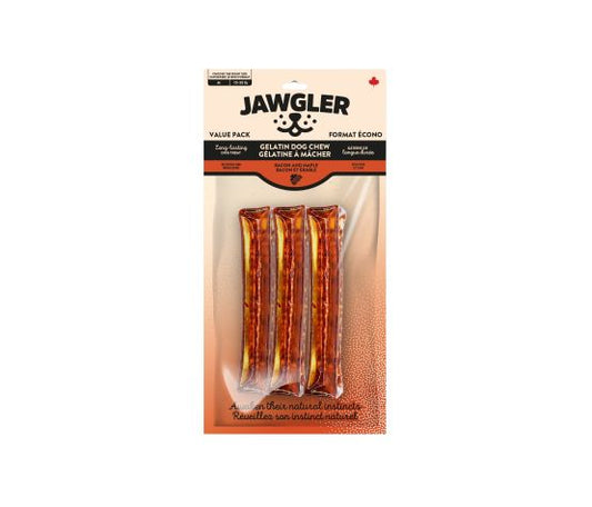 Jawgler Gâterie De Gélatine à Mâcher - Bacon & érable, Paquet De 3 Unités