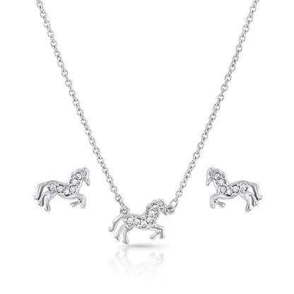 Montana Silversmiths - Tout le coffret de bijoux Pretty Horses