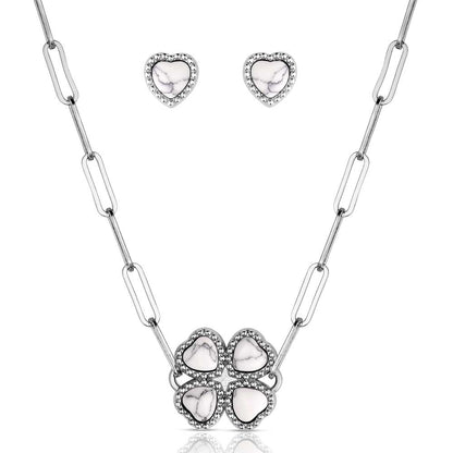 Montana Silversmiths Ensemble de bijoux Halo floraux