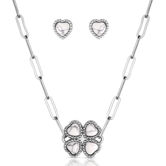 Montana Silversmiths Ensemble de bijoux Halo floraux